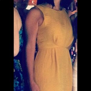 Mustard dress!